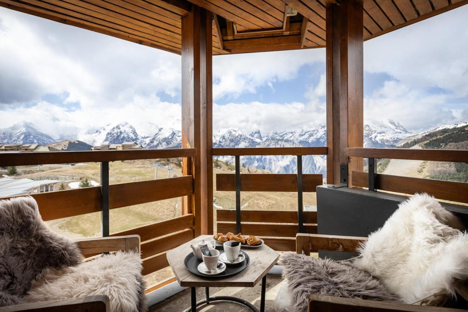 Royal Ours Blanc Boutique Hôtel&Spa Alpe d'Huez Exterior foto